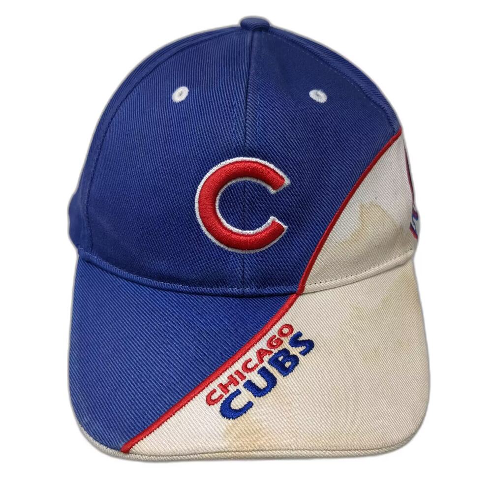 MLB Chicago Cubs Twins Enterprise Blue Baseball Cap One Size Ron Santo Pin